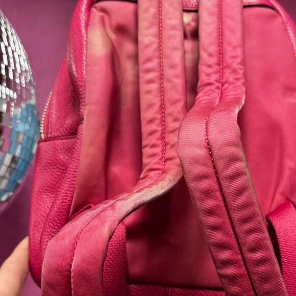 Genuine coach hot pink leather main image 4